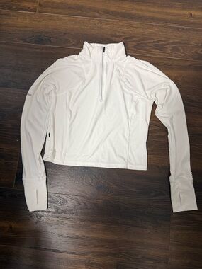 DSG Women's White Quarter-Zip Pullover